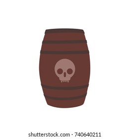 Blood barrel icon, vector illustration design. Halloween collection.