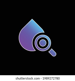 Blood blue gradient vector icon