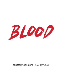 the blood in the brush strokes