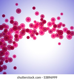 Blood Cell Background, Vector Illustration