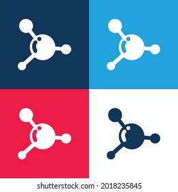 Minimaler Symbolsatz für Blutzellblau und Rot