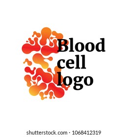 Blood cell logo