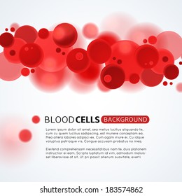 Blood Cells Medical Background