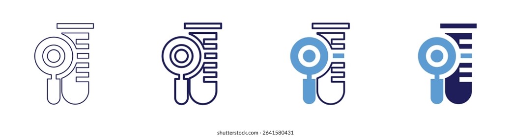 Blood circulation icon in 4 different styles. Thin Line, Line, Bold Line, Duotone. Duotone style. Editable stroke.