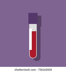 Blood container icon, vector illustration design. Halloween collection.