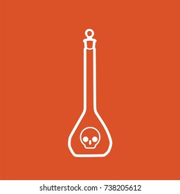 Blood container icon, vector illustration design. Halloween collection.