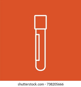 Blood container icon, vector illustration design. Halloween collection.