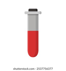 Blood container illustrated in vector on background