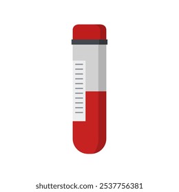 Contenedor de sangre ilustrado en Vector sobre fondo