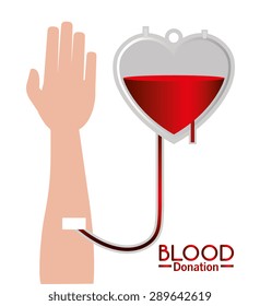 Blood design over white background, vector illustration.