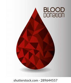 Blood design over white background, vector illustration.