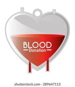 Blood design over white background, vector illustration.