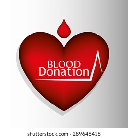 Blood design over white background, vector illustration.