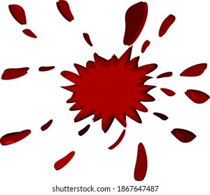 Sangre, distribución de sangre Ilustración vectorial