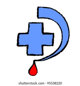Blood donate icon