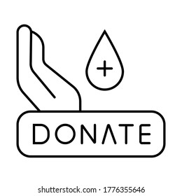 Blood donate icon vector illustration