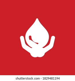 Donación de sangre - botón de icono de aplicación