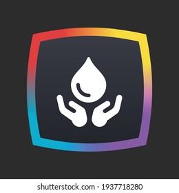 Donación de sangre - botón de icono de aplicación