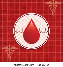 Blood donation background.vector.eps10