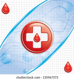 Blood donation background.vector.eps10