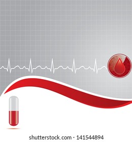 Blood donation background.vector.eps10