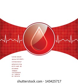 Blood donation background.vector.eps10