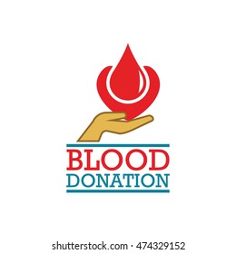 Blood donation badge