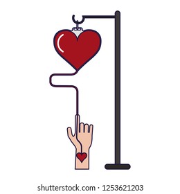 Blood donation campaign elements