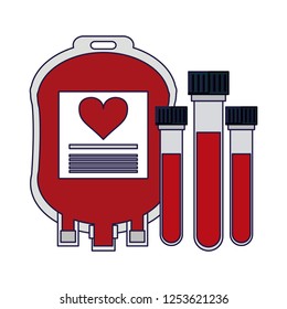 Blood donation campaign elements