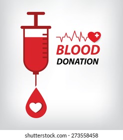 blood donation concept. Vector illustration.