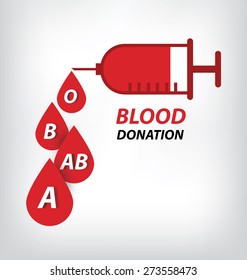 blood donation concept. Vector illustration.