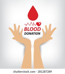 blood donation concept. Vector illustration.