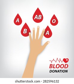 blood donation concept. Vector illustration.