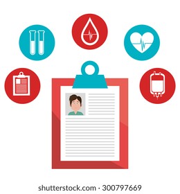 Blood donation design, vector illustration eps 10.
