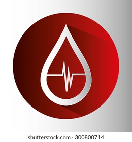 Blood donation design, vector illustration eps 10.