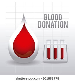 Blood donation design, vector illustration eps 10.