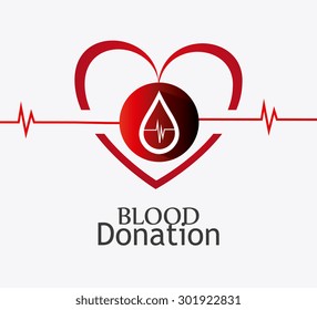 Blood donation design, vector illustration eps 10.