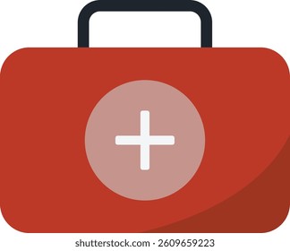 Blood Donation Element in Flat Design Concept. Isolated on White Background. Vector Illustration.