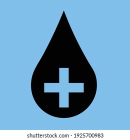 diseño vectorial de icono de donación de sangre
