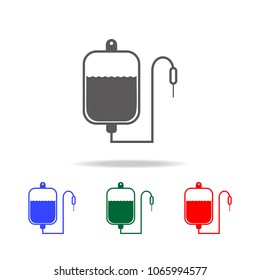 Blood donation icon. Elements of doctor multi colored icons. Premium quality graphic design icon. Simple icon for websites, web design, mobile app, info graphics on white background