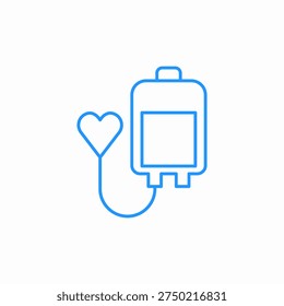 blood donation icon sign vector