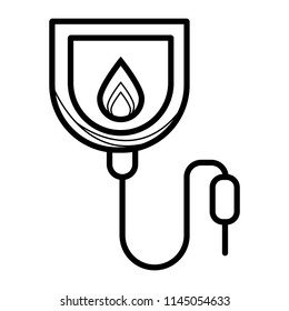 Blood donation icon, vector 