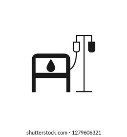 Blood donation icon. Blood donation vector icon