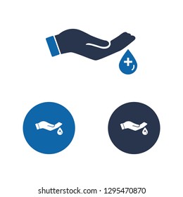 Blood Donation Icon - Vector
