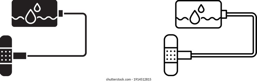 Blood donation icon , vector