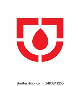 Blood Donation logo design vector