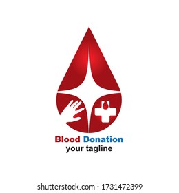 Darstellung des Vektor-Symbolbilds für Blutspenden,
