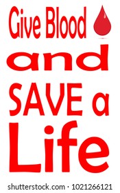 Blood donation poster