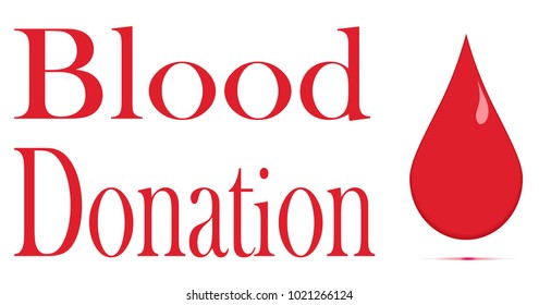 Blood donation poster