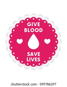 blood donation poster design, vector illustration